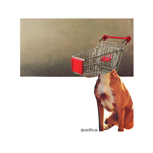 Perro de supermercado