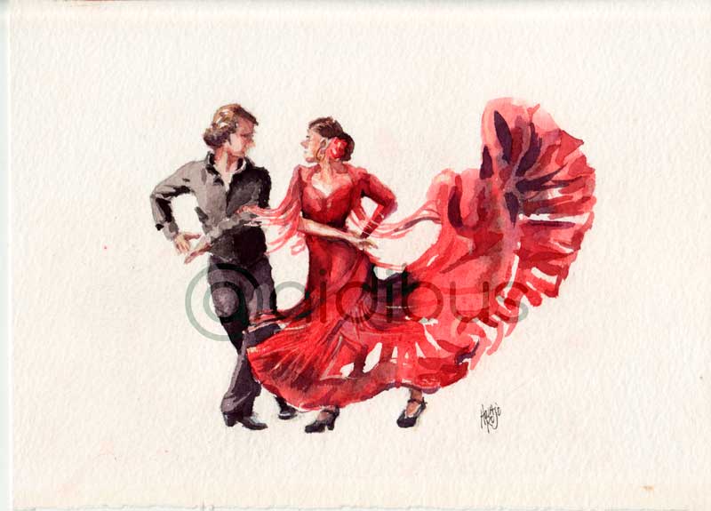 Bailaores de flamenco